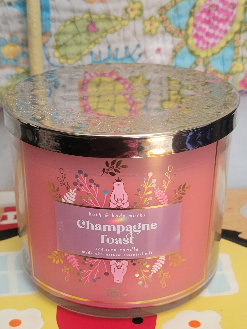 Bath & Body Works Pink Champagne Toast Candle